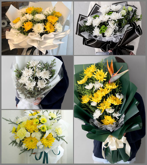 山东聊城冠县烟庄街道白事花束代送